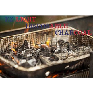 Disposable Grill BBQ: Aluminum Portable Disposable Charcoal Grill Great for Grilling On The Go 8. 5 X 10. 75 Inch
